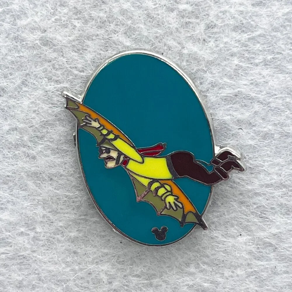 🔮 5/$25 Disney Mickey's Toontown Man With‎ Wings Pin